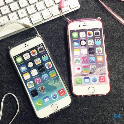 Clear Phone Cases With Stand For Iphone 6,coque..