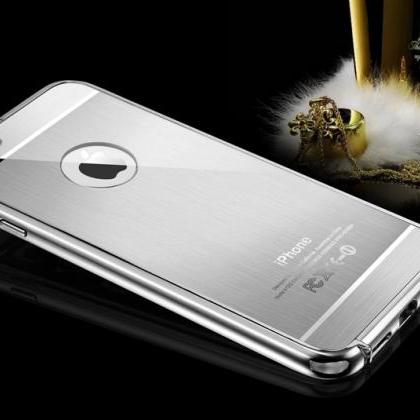 2in1 Brand Luxury Gold Mirror Case For Iphone 6..
